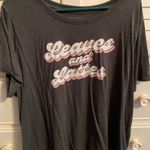 Leaves & Lattes T Shirt